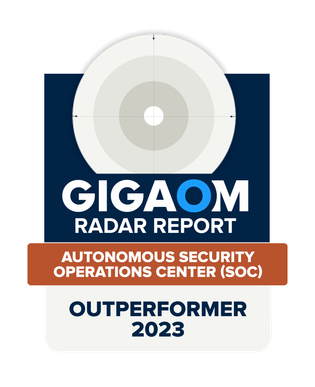 A Leader and Outperformer in the GigaOm Radar on autonomous SOC.